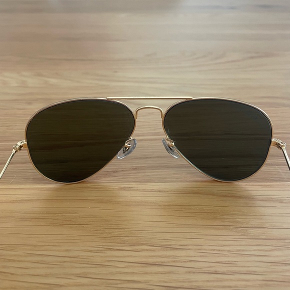 Rayban Aviator Large Metal Polished Arista Gold - Picture 8 of 9